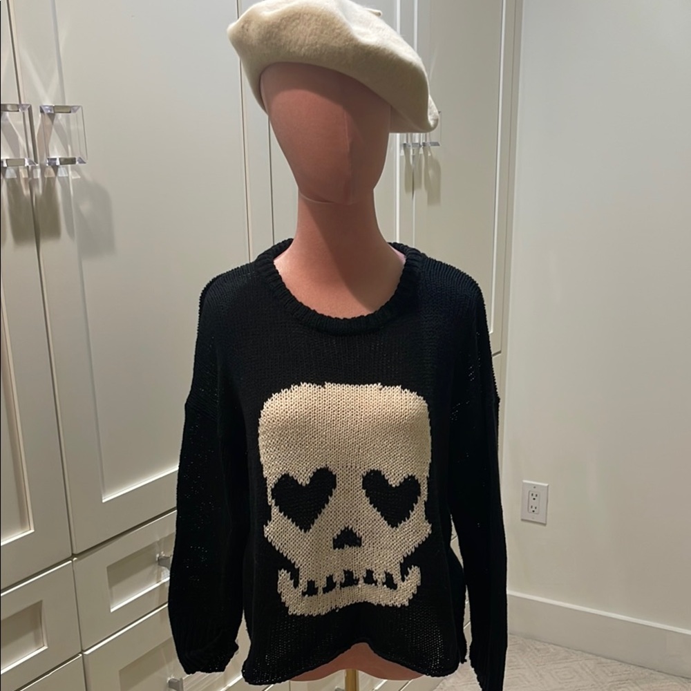 Vintage Havana Black Skull Sweater